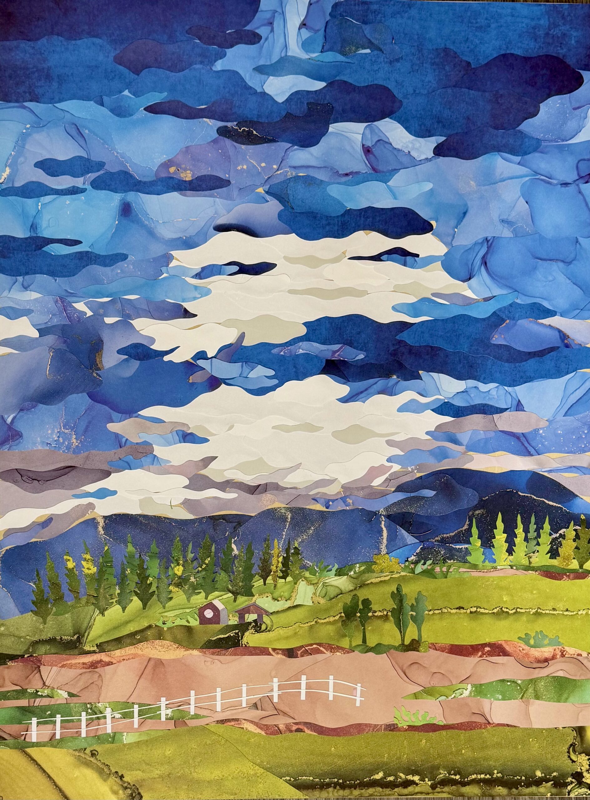 Contrasts in the March Sky